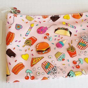 KATY PERRY Make Up Bag Purse NWT RARE Hard To Find Long OOP Cute & Fun